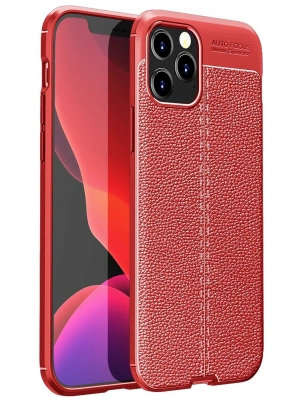 Newface iPhone 12 Pro Kılıf Auto Focus Kapak - Kırmızı