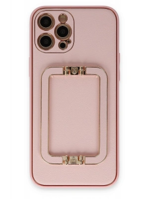 Newface iPhone 12 Pro Kılıf Coco Elit Kapak - Pembe