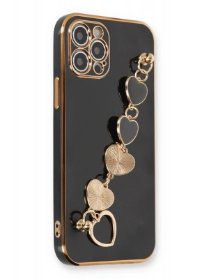 Newface iPhone 12 Pro Kılıf Esila Silikon - Siyah