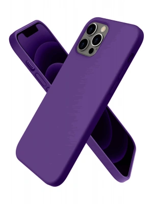 Newface iPhone 12 Pro Kılıf First Silikon - Mürdüm