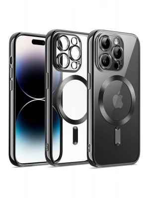 Newface iPhone 12 Pro Kılıf Kross Magneticsafe Kapak - Siyah