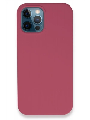 Newface iPhone 12 Pro Kılıf Lansman Legant Silikon - Fuşya