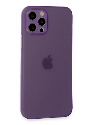 Newface iPhone 12 Pro Kılıf Puma Silikon - Koyu Mor