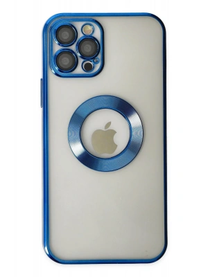 Newface iPhone 12 Pro Kılıf Slot Silikon - Mavi