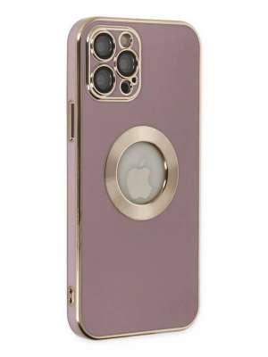 Newface iPhone 12 Pro Kılıf Store Silikon - Mor