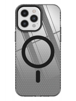 Newface iPhone 12 Pro Max Kılıf Beta Magneticsafe Silikon - Siyah