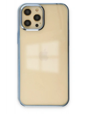 Newface iPhone 12 Pro Max Kılıf Element Silikon - Mavi