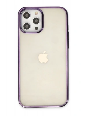 Newface iPhone 12 Pro Max Kılıf Element Silikon - Mor