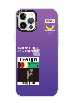 Newface iPhone 12 Pro Max Kılıf Estoril Desenli Kapak - Estoril - 4