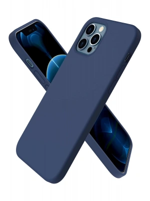 Newface iPhone 12 Pro Max Kılıf First Silikon - Lacivert