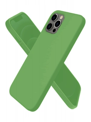 Newface iPhone 12 Pro Max Kılıf First Silikon - Yeşil