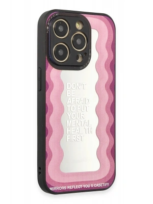 Newface iPhone 12 Pro Max Kılıf Mirror Desenli Kapak - Mirror - 11