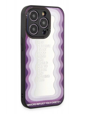 Newface iPhone 12 Pro Max Kılıf Mirror Desenli Kapak - Mirror - 5