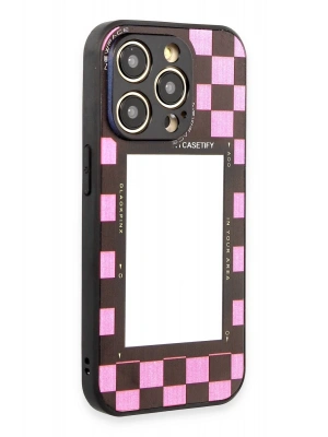 Newface iPhone 12 Pro Max Kılıf Mirror Desenli Kapak - Mirror - 8