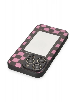 Newface iPhone 12 Pro Max Kılıf Mirror Desenli Kapak - Mirror - 8