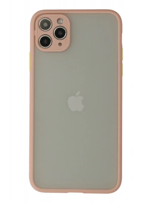 Newface iPhone 12 Pro Max Kılıf Montreal Silikon Kapak - Pembe