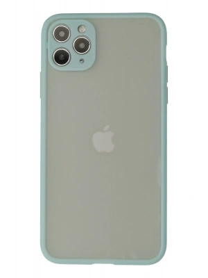 Newface iPhone 12 Pro Max Kılıf Montreal Silikon Kapak - Turkuaz