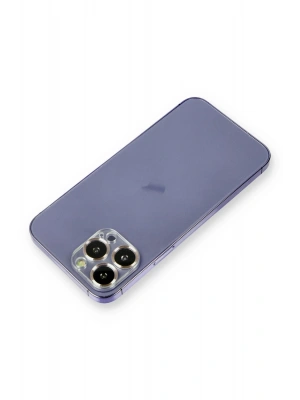 Newface iPhone 12 Pro Max Metal Kamera Lens Koruma Cam - Gold