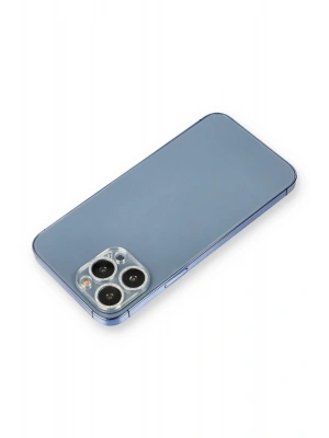 Newface iPhone 12 Pro Max Shine Kamera Lens Koruma Cam - Gümüş