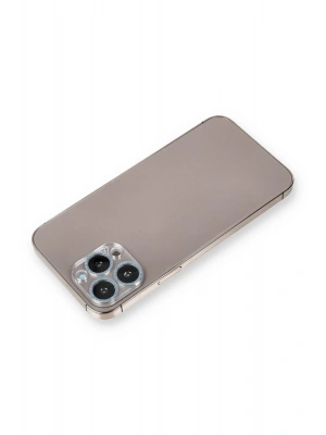 Newface iPhone 12 Pro Max Shine Kamera Lens Koruma Cam - Sierra Blue