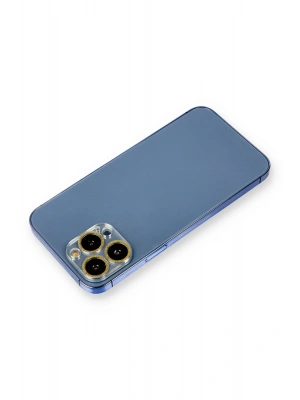 Newface iPhone 12 Pro Shine Kamera Lens Koruma Cam - Gold