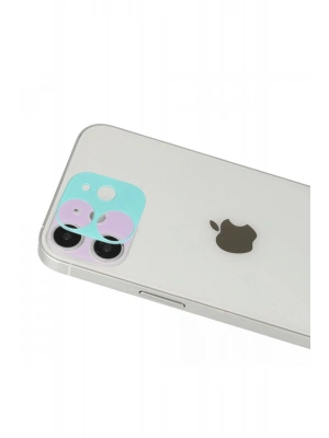 Newface iPhone 12 Rainbow Kamera Lens Koruma Cam - Mor