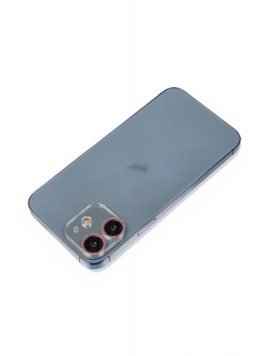 Newface iPhone 12 Shine Kamera Lens Koruma Cam - Pembe