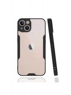 Newface iPhone 13 Kılıf Platin Silikon - Siyah