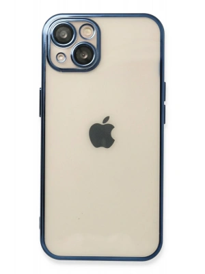 Newface iPhone 13 Kılıf Razer Lensli Silikon - Lacivert