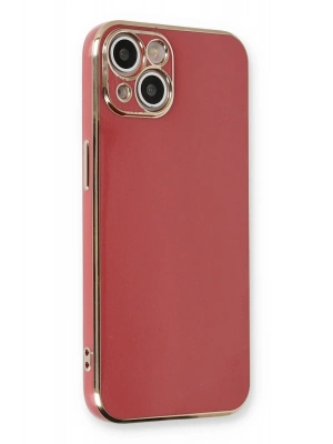 Newface iPhone 13 Kılıf Volet Silikon - Kırmızı