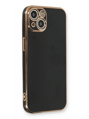 Newface iPhone 13 Kılıf Volet Silikon - Siyah