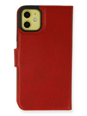 Newface iPhone 13 Mini Kılıf Trend S Plus Kapaklı Kılıf - Kırmızı