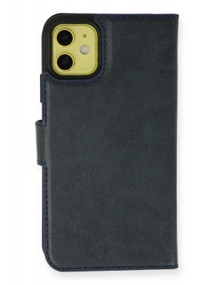 Newface iPhone 13 Mini Kılıf Trend S Plus Kapaklı Kılıf - Lacivert