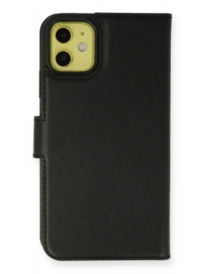 Newface iPhone 13 Mini Kılıf Trend S Plus Kapaklı Kılıf - Siyah