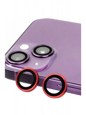 Newface iPhone 13 Mini Raze Metal Kamera Lens - Kırmızı