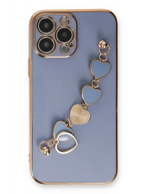 Newface iPhone 13 Pro Kılıf Esila Silikon - Gri