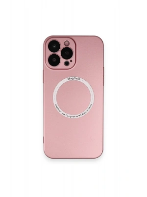 Newface iPhone 13 Pro Kılıf Jack Magneticsafe Lens Silikon - Rose Gold