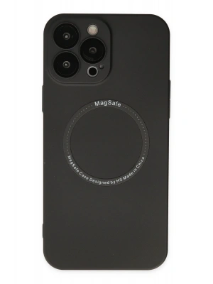 Newface iPhone 13 Pro Kılıf Jack Magneticsafe Lens Silikon - Siyah