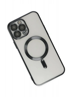 Newface iPhone 13 Pro Kılıf Kross Magneticsafe Kapak - Siyah