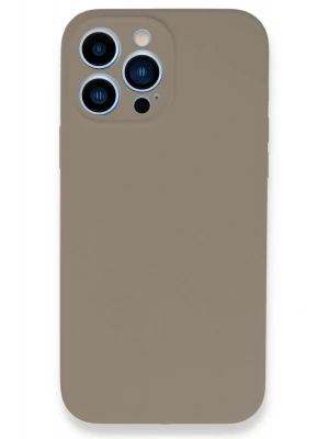 Newface iPhone 13 Pro Kılıf Lansman Legant Silikon - Bej