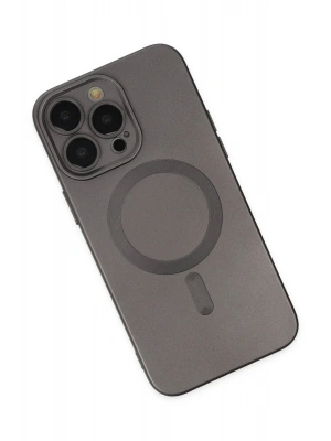 Newface iPhone 13 Pro Kılıf Moshi Lens Magneticsafe Silikon - Füme