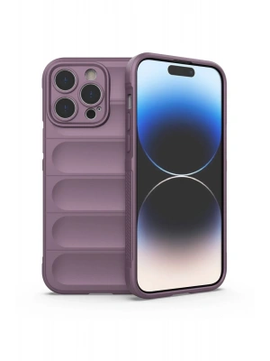 Newface iPhone 13 Pro Kılıf Optimum Silikon - Mor