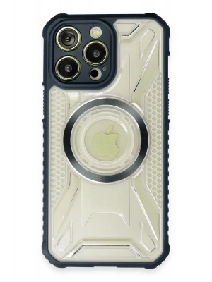 Newface iPhone 13 Pro Kılıf Prag Magneticsafe Kapak - Lacivert