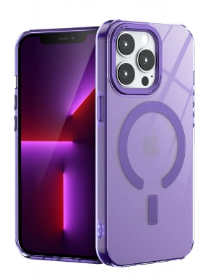 Newface iPhone 13 Pro Kılıf Troy Magsafe Kapak - Mor