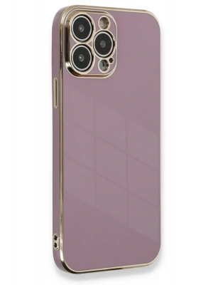 Newface iPhone 13 Pro Kılıf Volet Silikon - Mor
