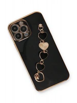 Newface iPhone 13 Pro Max Kılıf Esila Silikon - Siyah