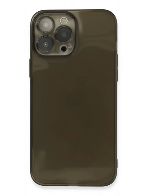 Newface iPhone 13 Pro Max Kılıf Fly Lens Silikon - Siyah