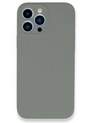 Newface iPhone 13 Pro Max Kılıf Lansman Legant Silikon - Gri