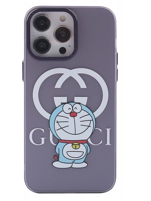 Newface iPhone 13 Pro Max Kılıf Prada Desenli Kapak - Prada Mor - 3