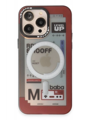 Newface iPhone 13 Pro Max Kılıf Venüs Magneticsafe Desenli Kapak - Venüs - 11